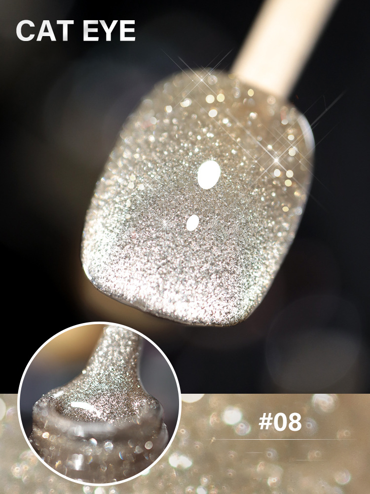 Laser Diamond Cat Eye Nail Polish 🔥【＄25.99 Take away 12 colors】-13
