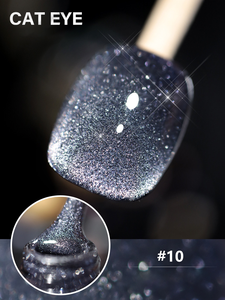 Laser Diamond Cat Eye Nail Polish 🔥【＄25.99 Take away 12 colors】-15