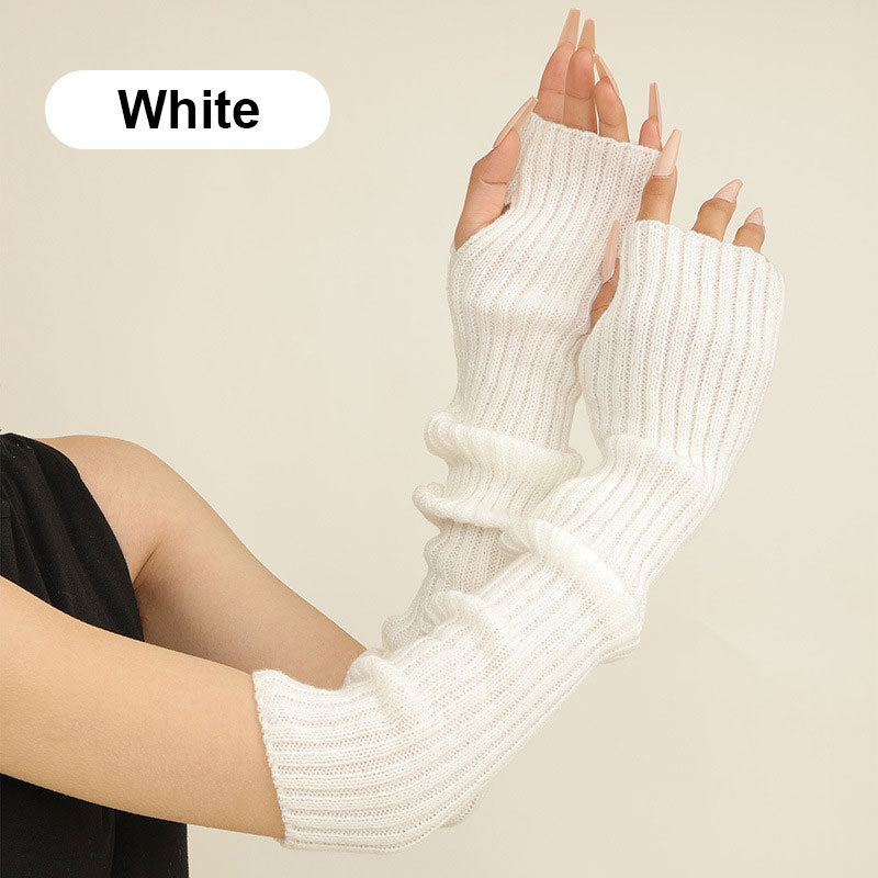 ✨New Arrival✨Women’s Winter Fingerless Knitted Arm Warmers-8
