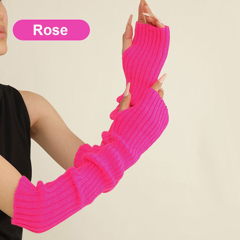 ✨New Arrival✨Women’s Winter Fingerless Knitted Arm Warmers-10