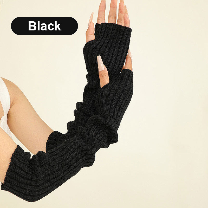✨New Arrival✨Women’s Winter Fingerless Knitted Arm Warmers-9
