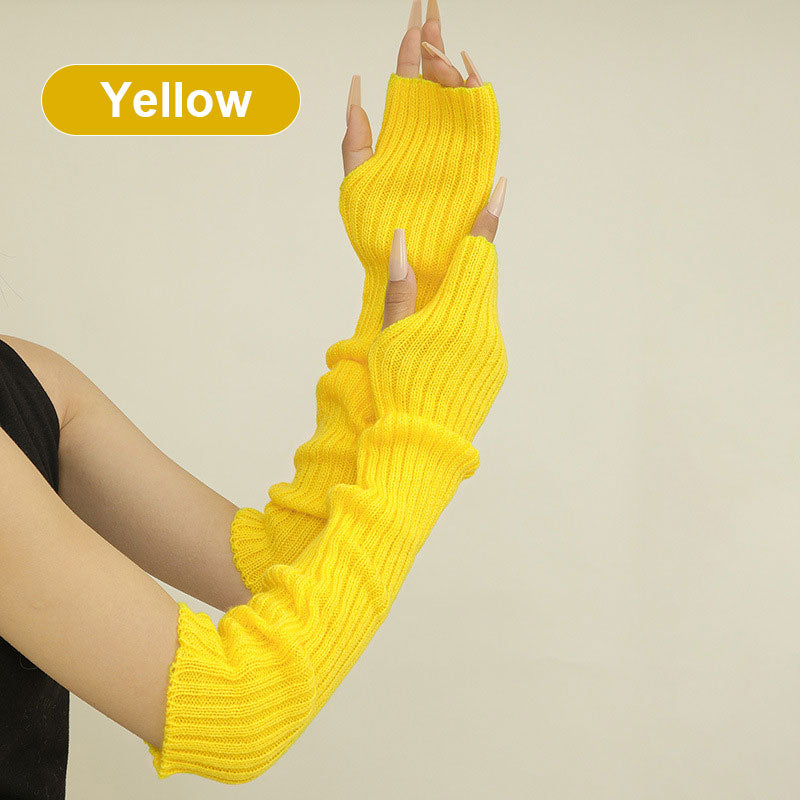 ✨New Arrival✨Women’s Winter Fingerless Knitted Arm Warmers-14