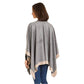 ✨New Arrival✨Women's Elegant Color Block Poncho Wrap for Fall & Winter-2