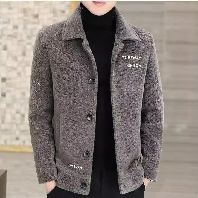 🎊Christmas sale - 52% Off🎊Men's Classic Warm Up Button Jacket-6