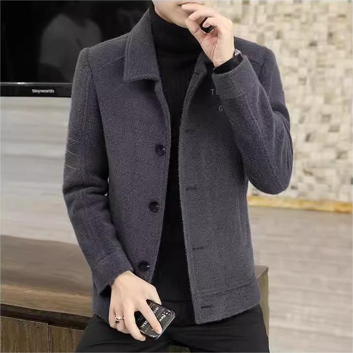 🎊Christmas sale - 52% Off🎊Men's Classic Warm Up Button Jacket-4