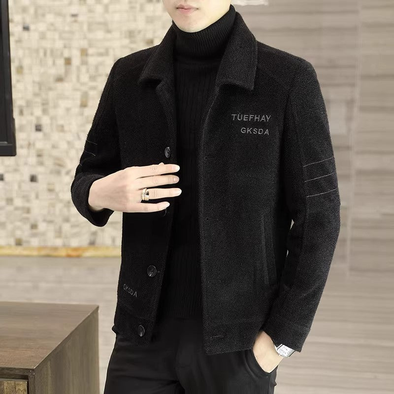 🎊Christmas sale - 52% Off🎊Men's Classic Warm Up Button Jacket-9