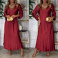🔥Limited Time 50% Off 🔥Elegant Glossy Maxi Dress-1