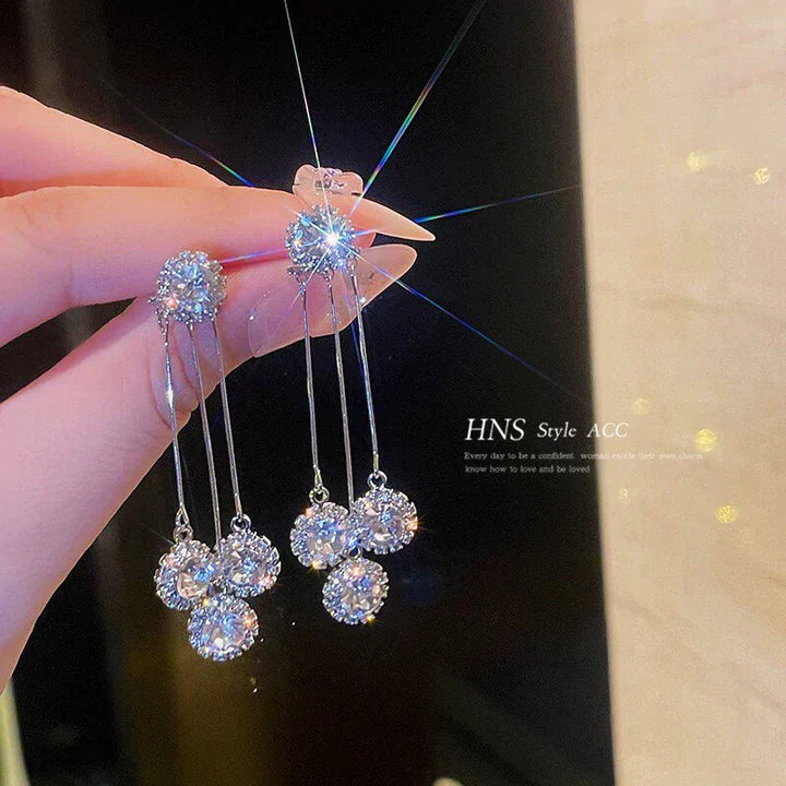 🎊Christmas sale - 61% Off🎊Jolieaprile 2024 Zircon Round Petal Earrings-3