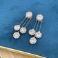 🎊Christmas sale - 61% Off🎊Jolieaprile 2024 Zircon Round Petal Earrings-9