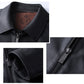 🔥Limited Time 40% OFF🔥Men's Casual Business Lapel PU Leather Jacket-6