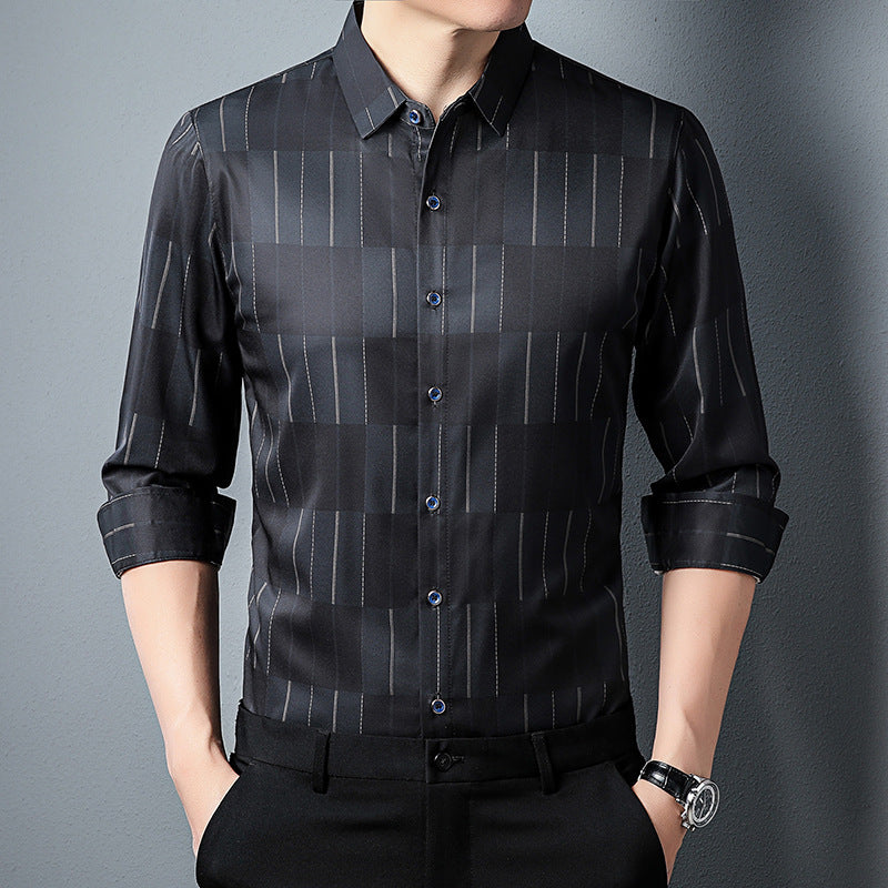✨New Arrival✨Men's Striped Button-Down Shirt-2