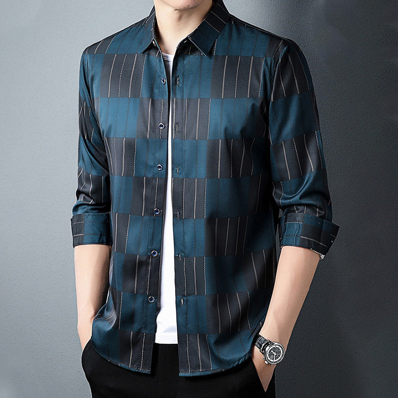 ✨New Arrival✨Men's Striped Button-Down Shirt-1