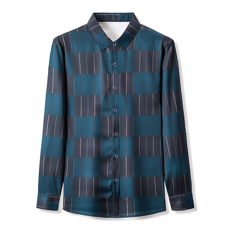 ✨New Arrival✨Men's Striped Button-Down Shirt-6