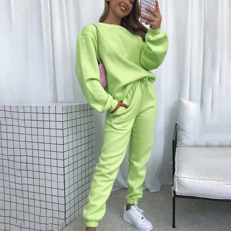 ⏳Limited Sale 33% OFF🌸Women's Cozy Solid Color 2-Piece Set-10