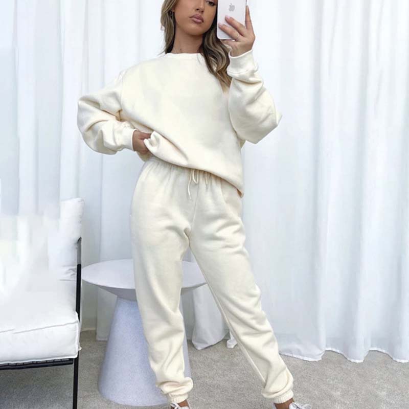 ⏳Limited Sale 33% OFF🌸Women's Cozy Solid Color 2-Piece Set-12