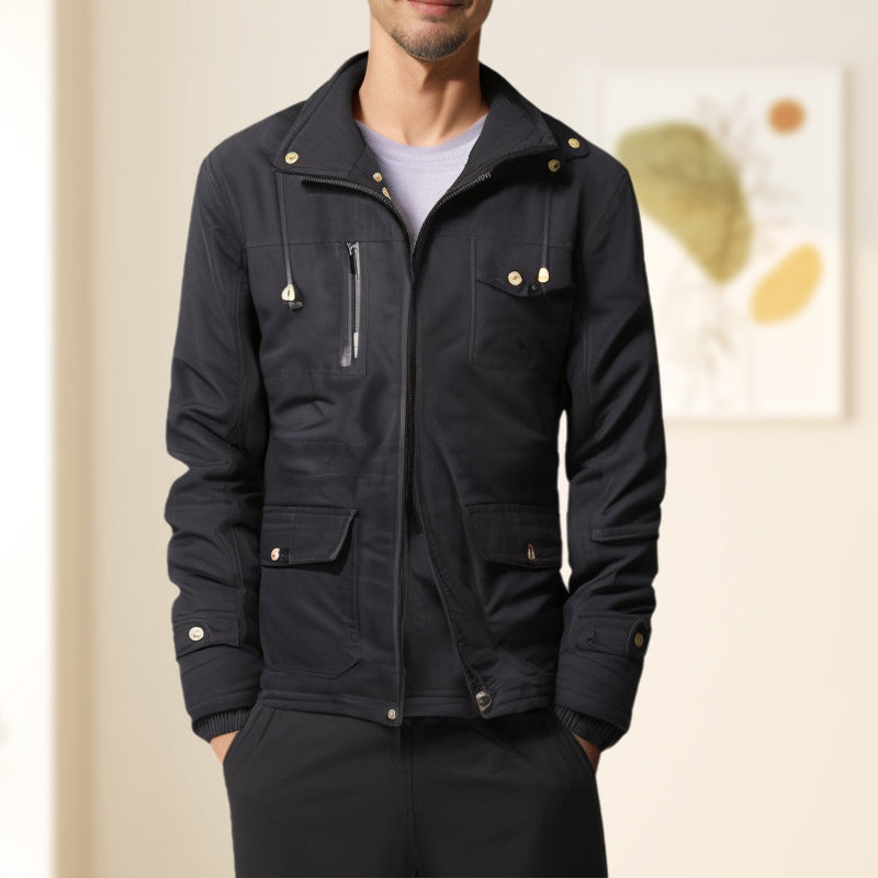 ✨New Arrival✨Men’s Winter Cargo Jacket with Hood-3