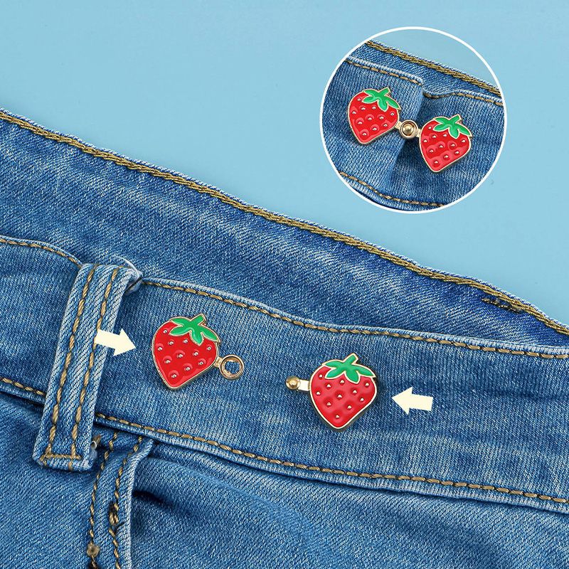 ✨New Arrival✨🍓 5 Pairs Instant Waist Tightener Buttons without Sewing🥳-4