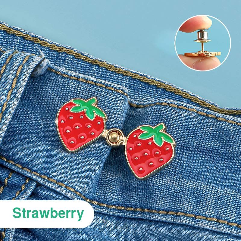 ✨New Arrival✨🍓 5 Pairs Instant Waist Tightener Buttons without Sewing🥳-10