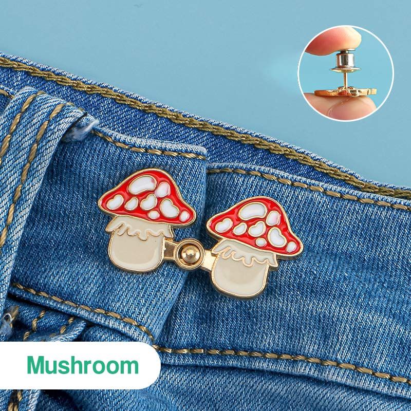 ✨New Arrival✨🍓 5 Pairs Instant Waist Tightener Buttons without Sewing🥳-8