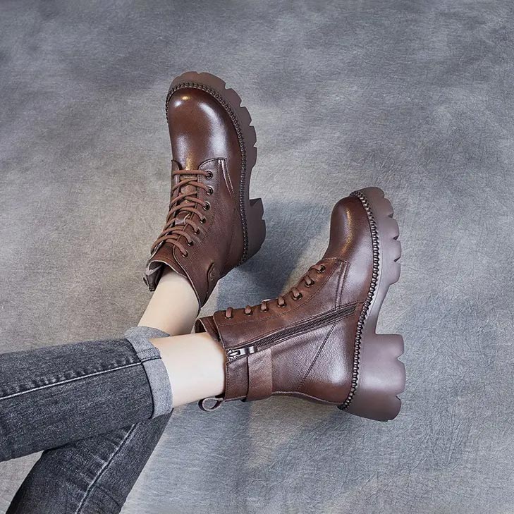 ✅Free Shipping✈️👠Women's Orthopedic Comfortable Leather Boots - Ideal Gift-9