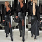 🔥HOT Sale🔥Women's Elegant Sexy High-waist Thigh-slit Leather Skirt-9