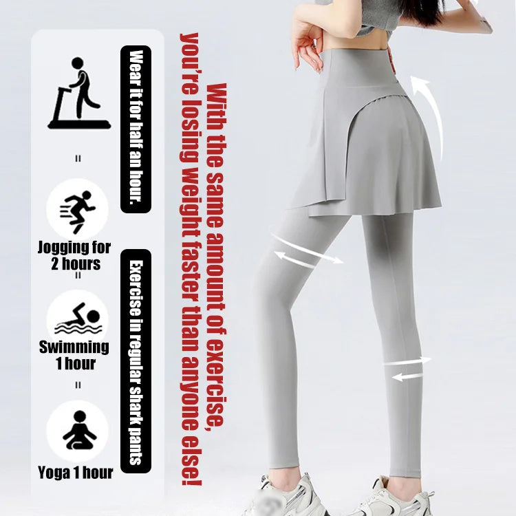 2024 Fake Two-piece Slimming Butt Lift Shark-3