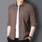 🔥Clearance Sale🔥Men’s Casual Business Lapel Shirt for Fall & Winter-4