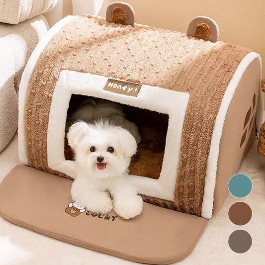 🐕Spacious, insulated, soft and breathable dog kennel🐕