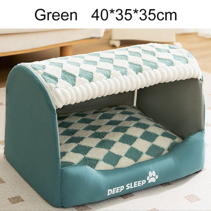 🐕Spacious, insulated, soft and breathable dog kennel🐕