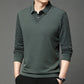 Men's Faux 2-Piece Long Sleeve Shirt-2