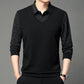 Men's Faux 2-Piece Long Sleeve Shirt-6