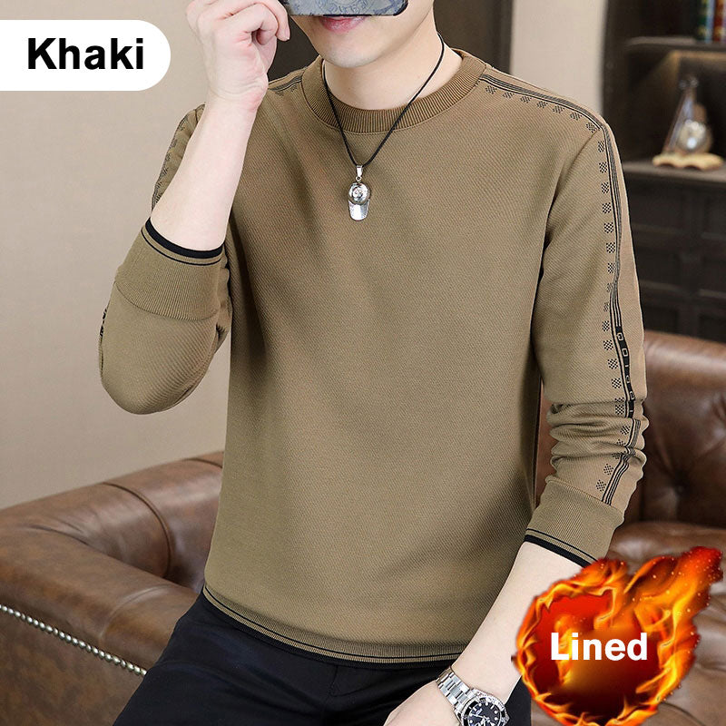 ✨New Arrival✨Men's Crewneck Warm Lined Sweatshirt-9
