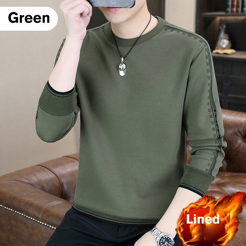 ✨New Arrival✨Men's Crewneck Warm Lined Sweatshirt-16