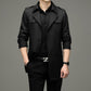 🥰Seasonal Promotions🥰Men's Double Breasted Windbreaker Jacket-2
