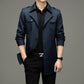 🥰Seasonal Promotions🥰Men's Double Breasted Windbreaker Jacket-1