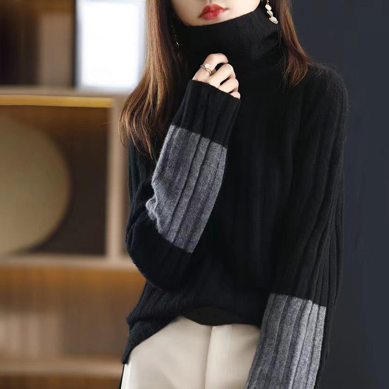 ✨New Arrival✨Women's Cozy Loose Turtleneck Sweater-5