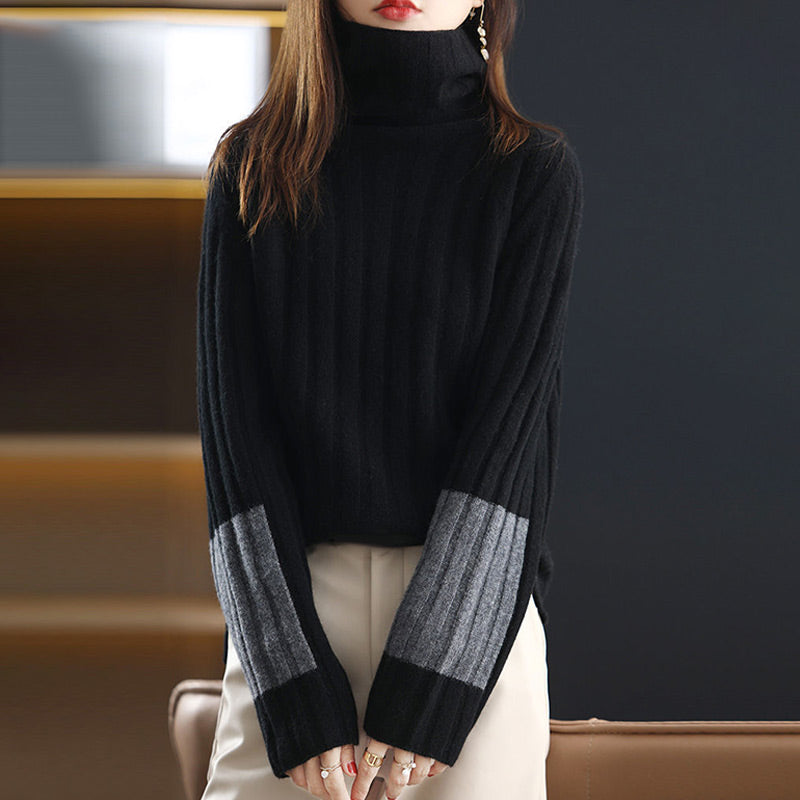 ✨New Arrival✨Women's Cozy Loose Turtleneck Sweater-4