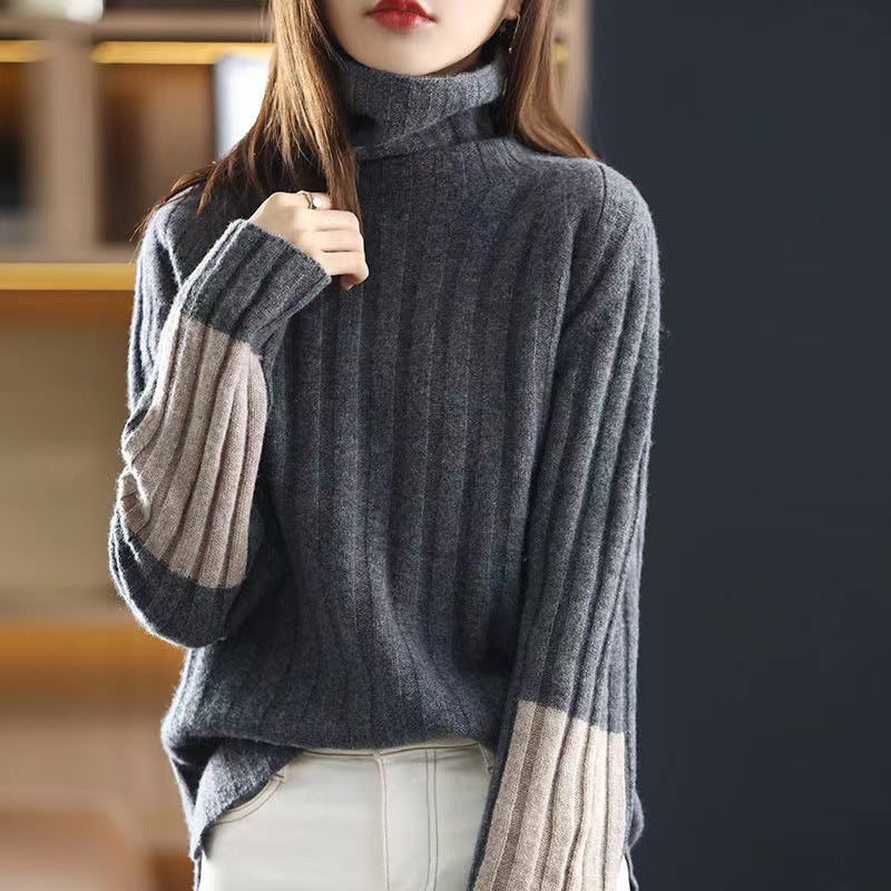 ✨New Arrival✨Women's Cozy Loose Turtleneck Sweater-8