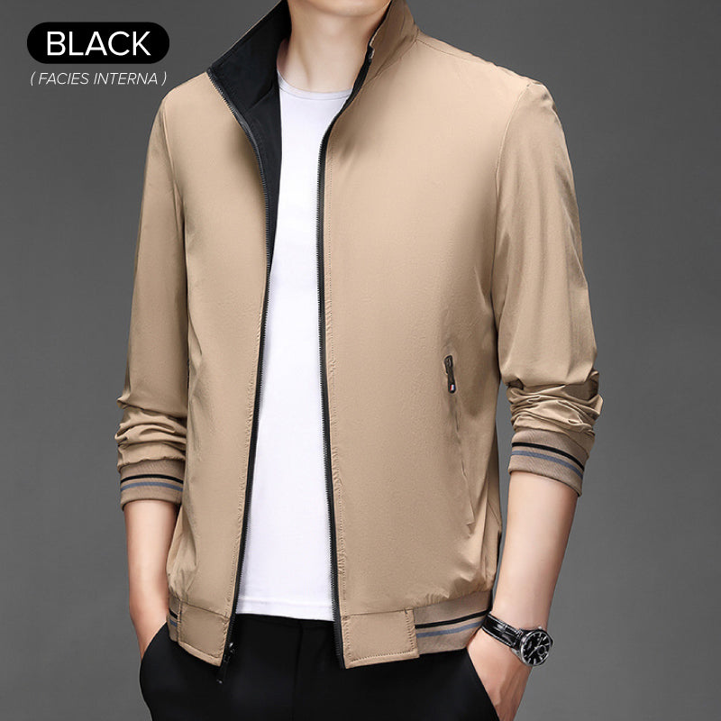 ✅Free Shipping✈️  Casual Long Sleeve Double-sided Stand Collar Jacket-3