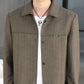 🖤Early Black Friday Sale:62% OFF🖤Men's Casual Button Down Lapel Jacket with Shoulder Pad-4