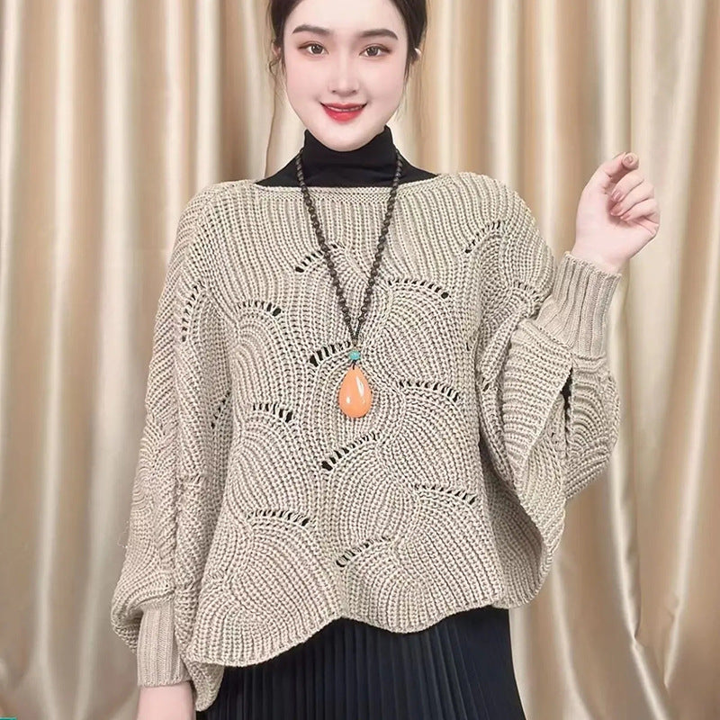 ✨New Arrival✨Bat Sleeve Knitting Shawl-4