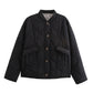 🔥🖤Early Black Friday Sale:50% OFF🔥Women's Fashion Warm Button Down Cropped Jacket-4