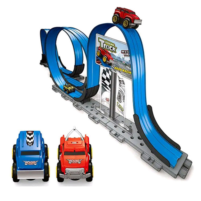 ✅Free Shipping✈️Magnetic Anti-Gravity Car Race Track Set-4