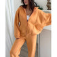 ✨New Arrival✨Triple Threaded High-Neck Casual Sportswear 2-piece set-5