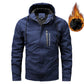 🎅Christmas Pre-sale🎁 Men's Casual Jacket Thicken Hooded Windbreaker-6