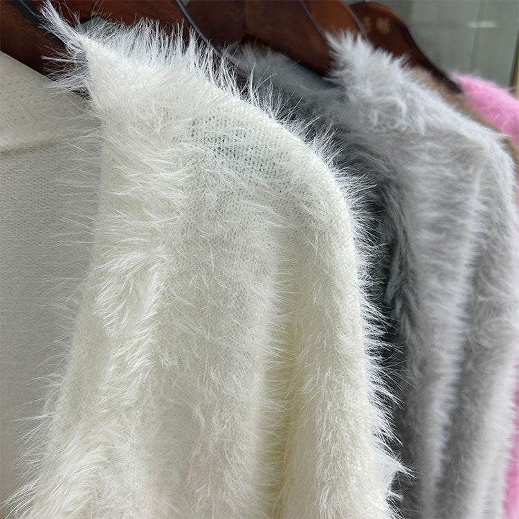 🔥🖤Early Black Friday Sale:50% OFF🖤Women's Cozy Fuzzy Knit Cardigan-5
