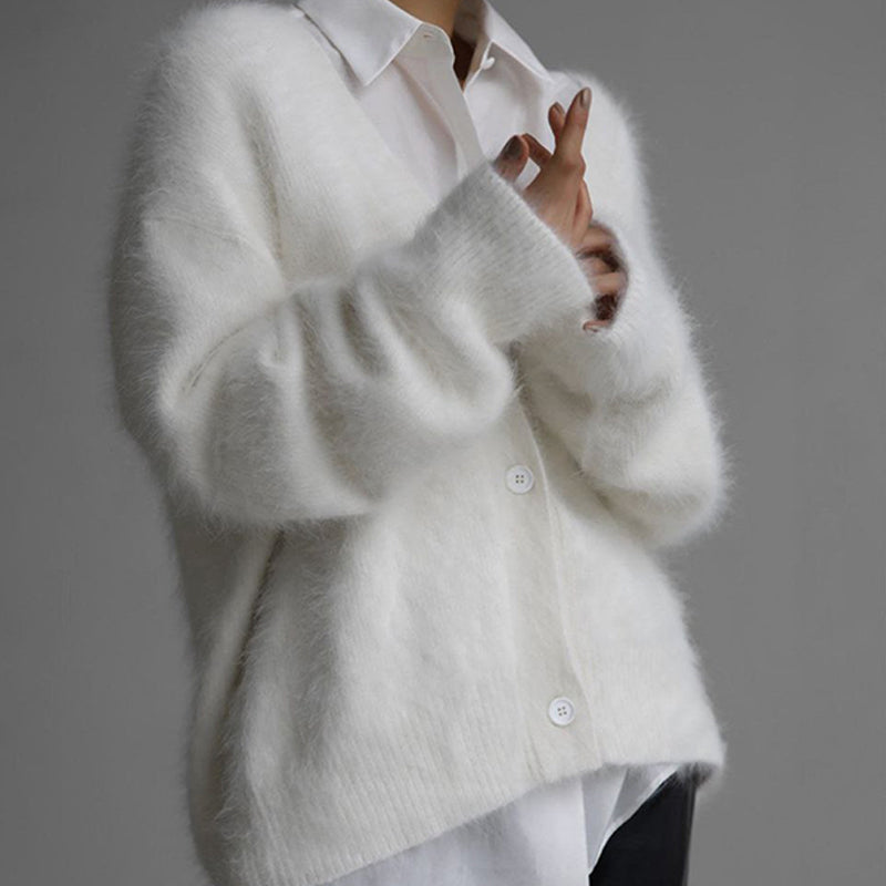 🔥🖤Early Black Friday Sale:50% OFF🖤Women's Cozy Fuzzy Knit Cardigan-8