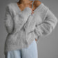 🔥🖤Early Black Friday Sale:50% OFF🖤Women's Cozy Fuzzy Knit Cardigan-10