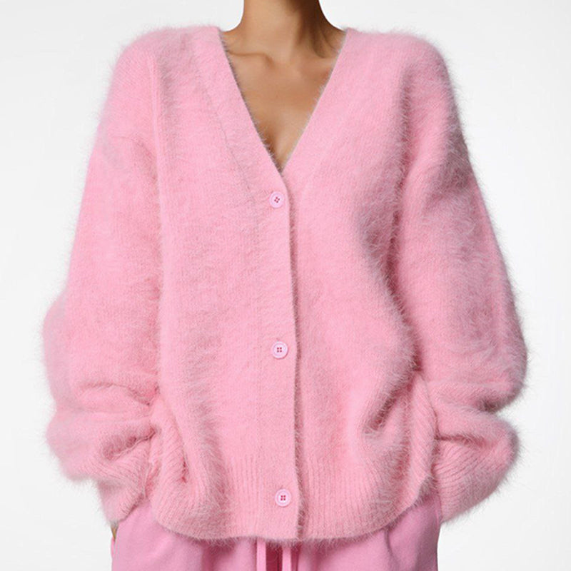 🔥🖤Early Black Friday Sale:50% OFF🖤Women's Cozy Fuzzy Knit Cardigan-12