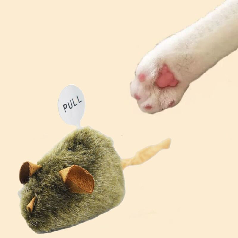 Plush Simulation Mouse Toy with Sound for Cats-5